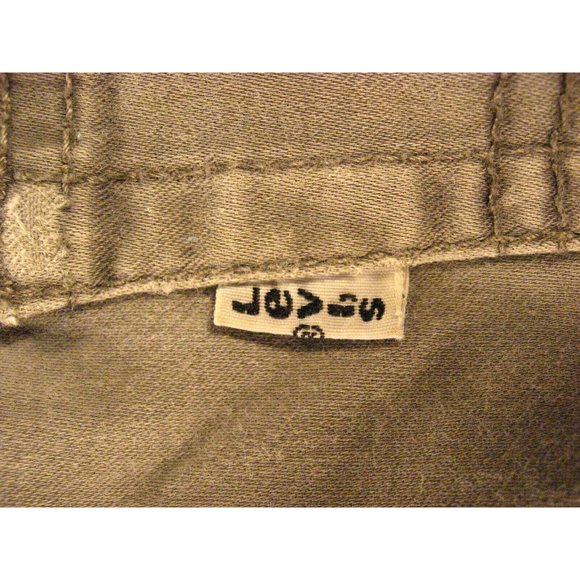 LEVIS Womans Zipper-fly 514 CUTOFF JEAN SHORTS W 24 Gray Juniors Daisy Duke Red - Picture 8 of 12